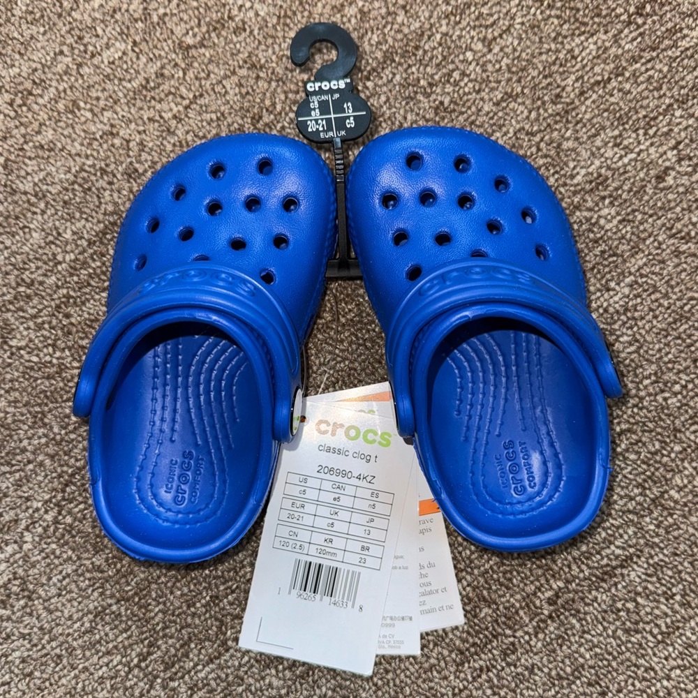 CROCS Toddler Classic Clog Blue Bolt